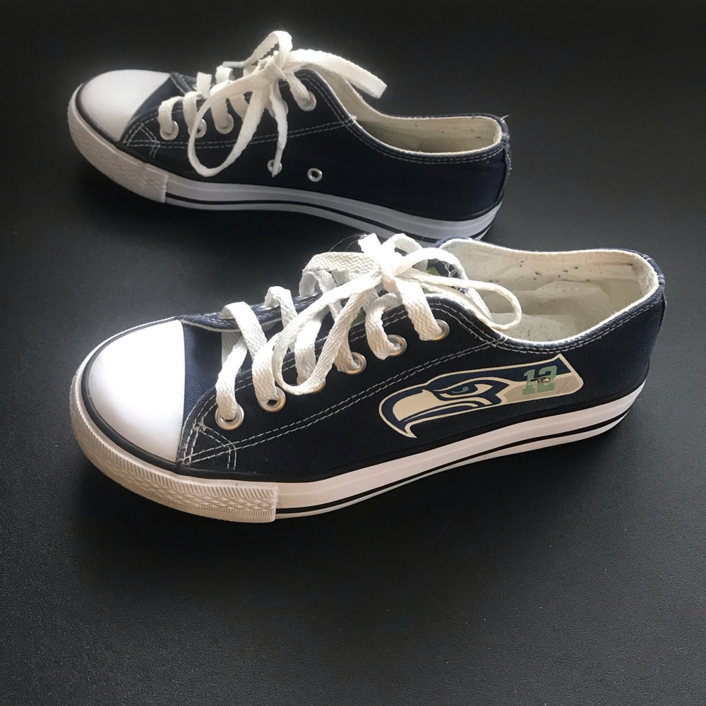 NFL Seattle Seahawks Navy Converse